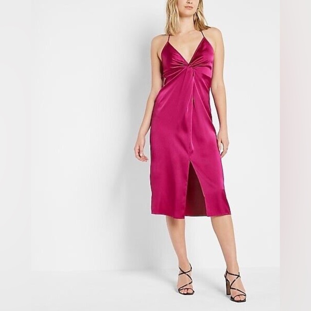NWOT Express Satin Cami Dress size Medium